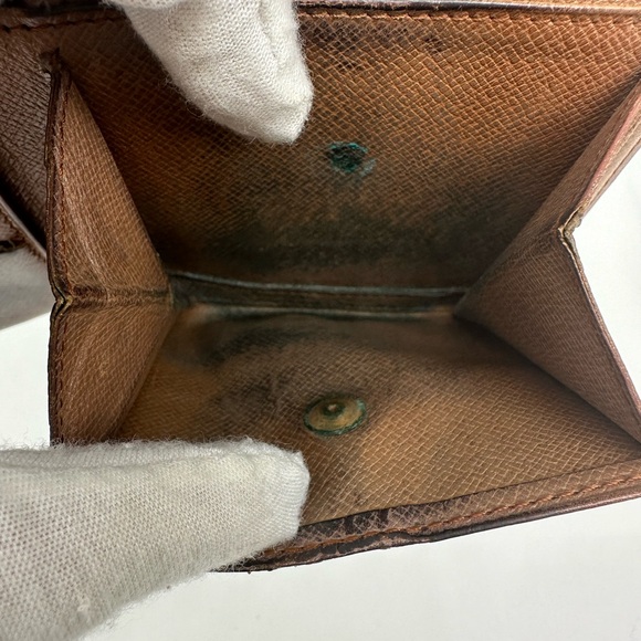 Authentic Men’s Louis Vuitton Bifold Wallet Snap Coin Pocket Vintage Elegance - Picture 7 of 12